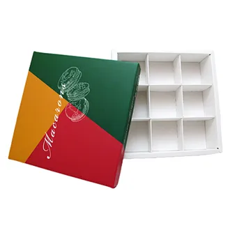 Custom Luxury Design High Quality Paper Gift Box With Dividers Food Candy Box Chocolate Packing Box