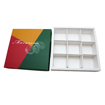 Custom Luxury Design High Quality Paper Gift Box With Dividers Food Candy Box Chocolate Packing Box